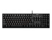 SVEN KB-S300, Keyboard, Waterproof design, 104 keys, traditional layout, Comfortable, quiet and precise keystroke, USB, OS compatibility: Windows, MacOS, Linux; Black, Rus/Ukr/Eng